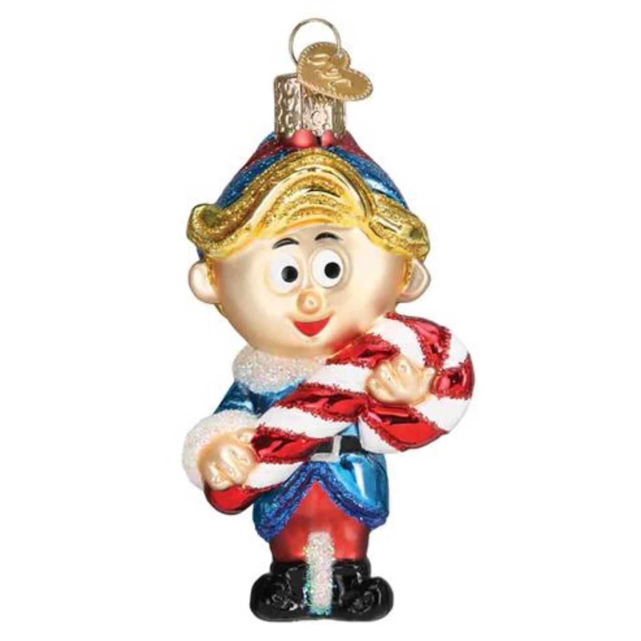 Old World Christmas 3.5 Inch Hermey The Elf Christmas Tree Ornament , Ornament Cartoon Rudolph